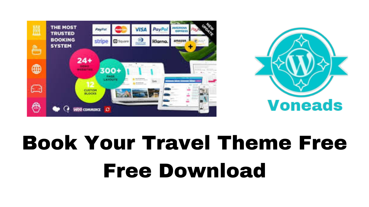 Book Your Travel Theme Free