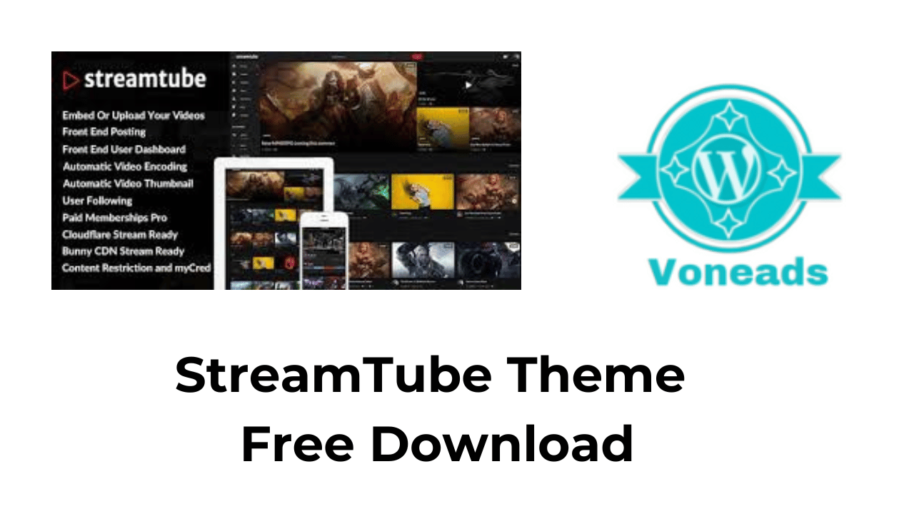 StreamTube Theme